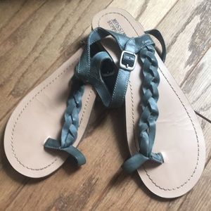 Gently used grey mossimo sandals